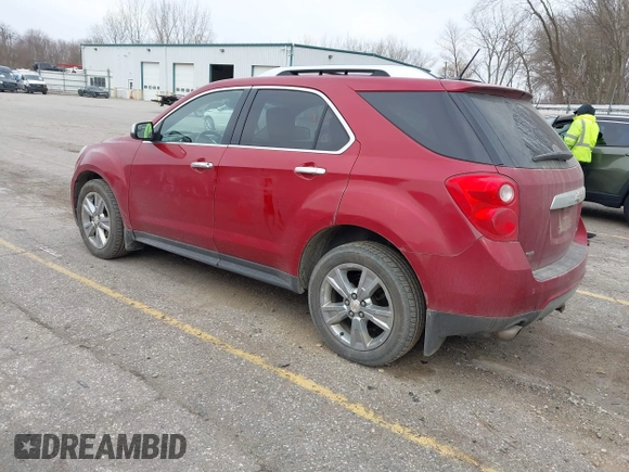 2013 Chevrolet Equinox LTZ with VIN 2GNFLGE36D6182904, listed as a IAAI auction lot 41831055 with 155,237 mi miles. Bid and sale history available at carsss.com. Image 3.