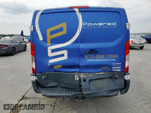 2018 Ford Transit with VIN 1FTYR2YG3JKA71639, listed as a Copart auction lot 53021975 with Not Provided miles and Salvage Title. Bid and sale history available at DreamBid. Image 6.