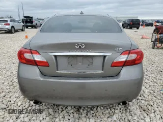 2013 Infiniti M37 with VIN JN1BY1AP0DM512605, listed as a Copart auction lot 48675735 with 129,598 mi miles and Salvage Title. Bid and sale history available at carsss.com. Image 6.