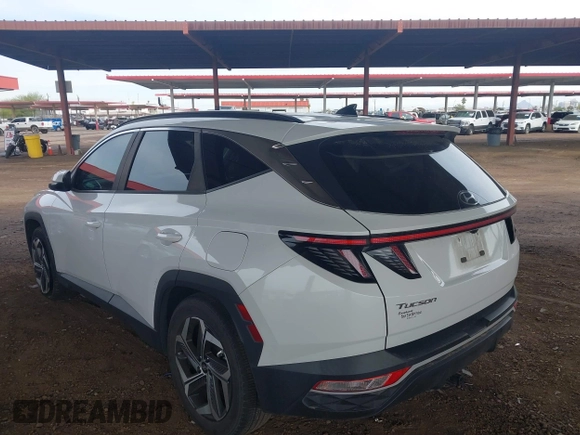 2022 Hyundai Tucson SEL with VIN 5NMJC3AE6NH060475, listed as a IAAI auction lot 41808281 with 94,694 mi miles and . Bid and sale history available at DreamBid. Image 3.