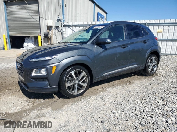 2020 Hyundai Kona Limited with VIN KM8K33A5XLU410194, listed as a Copart auction lot 50244355 with 113,097 mi miles and Clean Title. Bid and sale history available at carsss.com. Image 1.