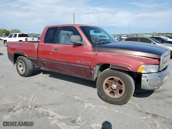 1999 Dodge Ram 1500 with VIN 3B7HC13YXXG118483, listed as a Copart auction lot 50600685 with 258,726 mi miles and Salvage Title. Bid and sale history available at carsss.com. Image 4.