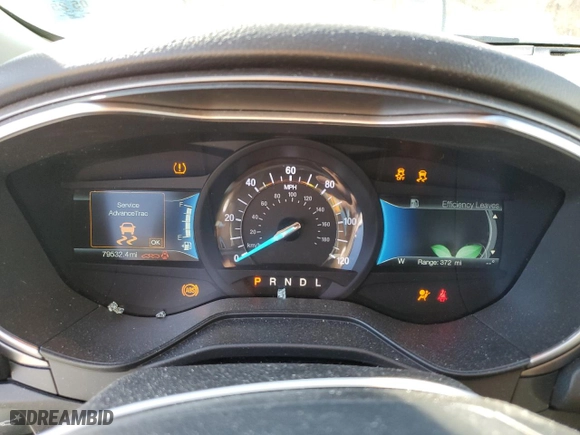 2020 Ford Fusion Hybrid SE with VIN 3FA6P0LU7LR197330, listed as a Copart auction lot 48462095 with 79,532 mi miles and Salvage Title. Bid and sale history available at carsss.com. Image 9.