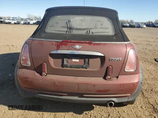 2007 MINI Convertible with VIN WMWRF33557TG17353, listed as a Copart auction lot 78946104 with 98,362 mi miles and Salvage Title. Bid and sale history available at DreamBid. Image 6.