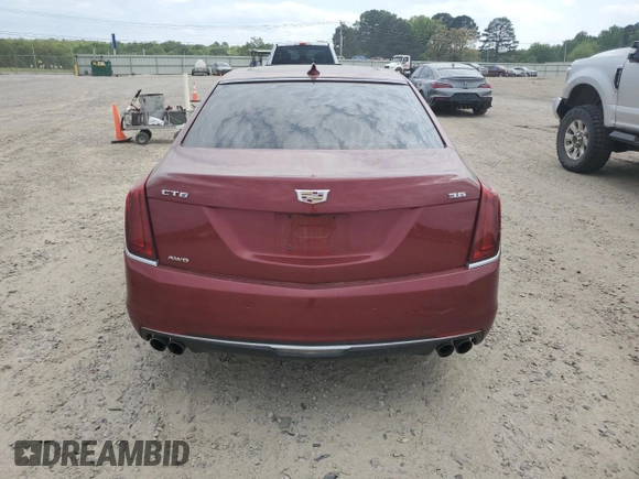 2017 Cadillac CT6 Luxury AWD with VIN 1G6KD5RS3HU137360, listed as a Copart auction lot 53444425 with 123,131 mi miles and Salvage title. Bid and sale history available at DreamBid. Image 6.