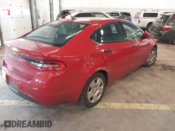 2013 Dodge Dart SE with VIN 1C3CDFAA8DD344836, listed as a IAAI auction lot 41681293 with 126,776 mi miles and . Bid and sale history available at carsss.com. Image 4.