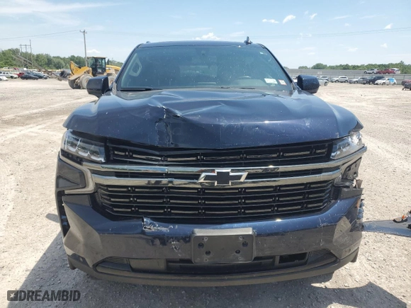 2022 Chevrolet Tahoe RST with VIN 1GNSKRKD6NR144329, listed as a Copart auction lot 58486094 with 48,760 mi miles and Salvage Title. Bid and sale history available at carsss.com. Image 5.