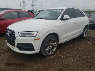 2017 Audi Q3 with VIN WA1FCCFS9HR003329, listed as a Copart auction lot 60306554 with 121,574 mi miles and Salvage title. Bid and sale history available at DreamBid. Image 1.