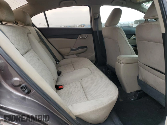 2014 Honda Civic Sedan LX with VIN 19XFB2F55EE212023, listed as a Copart auction lot 53377765 with 116,995 mi miles and Salvage Title. Bid and sale history available at carsss.com. Image 10.