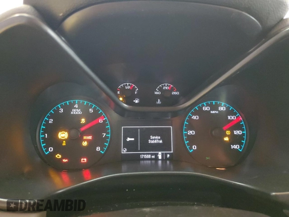 2018 Chevrolet Colorado 2WD Work Truck with VIN 1GCHSBEA9J1305907, listed as a Copart auction lot 54342455 with 171,568 mi miles and Clean Title. Bid and sale history available at carsss.com. Image 9.