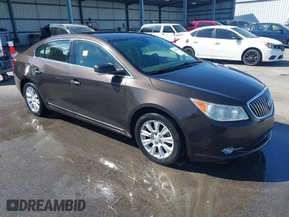 2013 Buick LaCrosse Leather with VIN 1G4GC5ER1DF171039, listed as a IAAI auction lot 41805894 with 93,601 mi miles and . Bid and sale history available at DreamBid. Image 1.