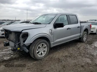 2023 Ford F-150 XL with VIN 1FTEW1C85PKD62576, listed as a Copart auction lot 44970775 with 52,070 mi miles and Salvage Title. Bid and sale history available at carsss.com. Image 1.