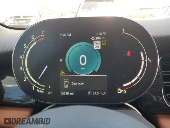 2024 MINI Convertible Cooper S with VIN WMW43DL09R3R36560, listed as a Copart auction lot 60325395 with 10,619 mi miles and Salvage title. Bid and sale history available at DreamBid. Image 9.