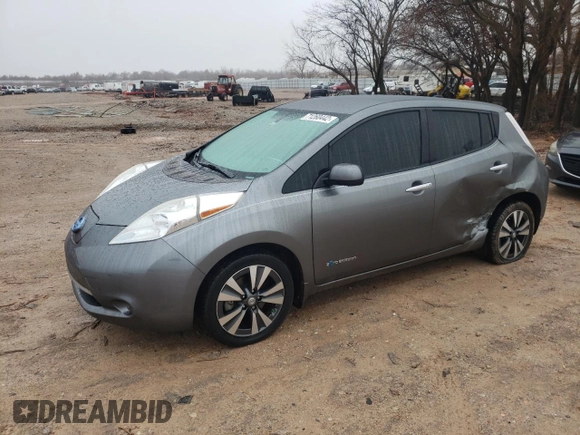 2015 Nissan LEAF SV with VIN 1N4AZ0CPXFC330745, listed as a Copart auction lot 71260442 with 77,152 mi miles. Bid and sale history available at carsss.com. Image 1.