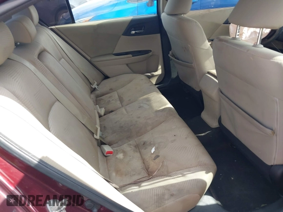 2014 Honda Accord LX with VIN 1HGCR2F31EA053633, listed as a IAAI auction lot 42056856 with Not Provided miles and . Bid and sale history available at carsss.com. Image 8.
