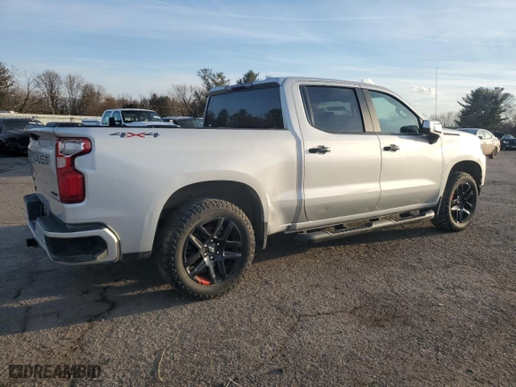 2022 Chevrolet Silverado 1500 LTD RST with VIN 1GCUYEED1NZ176884, listed as a Copart auction lot 46915845 with 70,617 mi miles and Salvage Title. Bid and sale history available at carsss.com. Image 3.