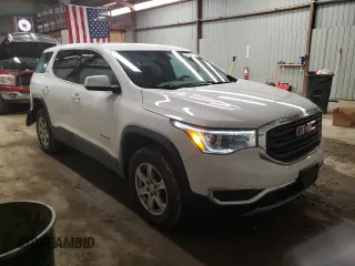 2017 GMC Acadia SLE with VIN 1GKKNRLA9HZ256037, listed as a Copart auction lot 44131445 with 89,797 mi miles and Salvage title. Bid and sale history available at DreamBid. Image 4.