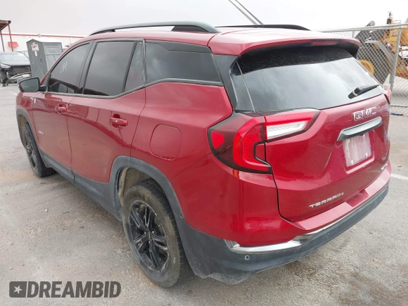 2024 GMC Terrain AT4 with VIN 3GKALYEG6RL276462, listed as a IAAI auction lot 42458862 with 27,891 mi miles and . Bid and sale history available at DreamBid. Image 3.