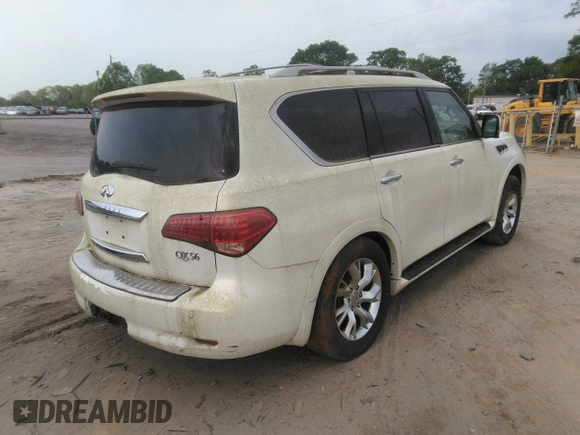 2012 Infiniti QX56 7-passenger z VIN JN8AZ2NE1C9018733, wystawiony jako IAAI lot #42046801 z przebiegiem 186 509 mil mil oraz . Historia ofert i sprzedaży dostępna na DreamBid. Obrazek 4.