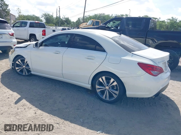 2016 Mercedes-Benz CLA with VIN WDDSJ4EB8GN367433, listed as a IAAI auction lot 41948024 with 154,132 mi miles. Bid and sale history available at carsss.com. Image 3.
