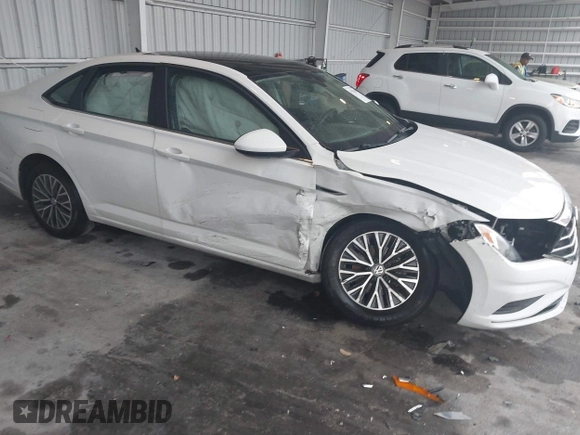 2019 Volkswagen Jetta SEL with VIN 3VWEB7BU9KM166586, listed as a IAAI auction lot 41382619 with 39,872 mi miles and . Bid and sale history available at DreamBid. Image 1.
