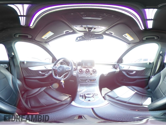 2018 Mercedes-Benz C 300 with VIN 55SWF4JB3JU282412, listed as a Copart auction lot 60155775 with 101,613 mi miles and Salvage title. Bid and sale history available at DreamBid. Image 14.