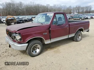 1996 Ford F-150 Special with VIN 1FTEF15YXTLB80311, listed as a Copart auction lot 47094675 with 230,466 mi miles and Salvage Title. Bid and sale history available at carsss.com. Image 1.