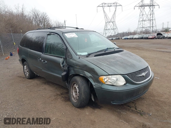 2003 Chrysler Town & Country with VIN 2C4GP24R43R255341, listed as a IAAI auction lot 41687331 with 129,592 mi miles. Bid and sale history available at carsss.com. Image 6.