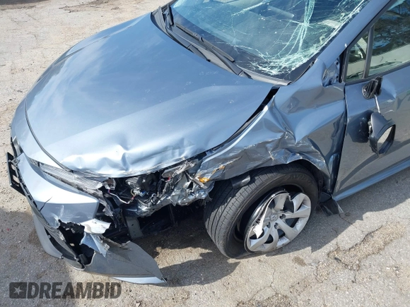 2023 Toyota Corolla LE with VIN JTDB4MEE7P3009635, listed as a IAAI auction lot 41808167 with 22,773 mi miles and . Bid and sale history available at DreamBid. Image 6.