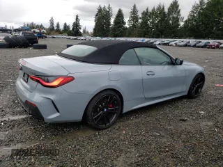 2023 BMW 4 Series 430i xDrive with VIN WBA43AT04PCM26175, listed as a Copart auction lot 42683904 with 5,616 mi miles and . Bid and sale history available at DreamBid. Image 3.