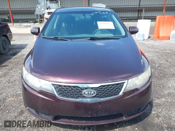 2011 Kia Forte EX with VIN KNAFU4A24B5457273, listed as a IAAI auction lot 41918785 with 172,687 mi miles. Bid and sale history available at carsss.com. Image 6.