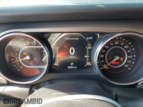 2021 Jeep Gladiator Overland с VIN 1C6HJTFG0ML574762, выставлен на аукционе Copart как лот 48537015 с пробегом 32 283 миль миль и Списание • Salvage title. История ставок и продаж доступна на DreamBid. Изображение 9.