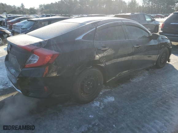 2020 Honda Civic Sedan LX with VIN 2HGFC2F6XLH540823, listed as a Copart auction lot 88917285 with 36,945 mi miles and Salvage Title. Bid and sale history available at carsss.com. Image 3.