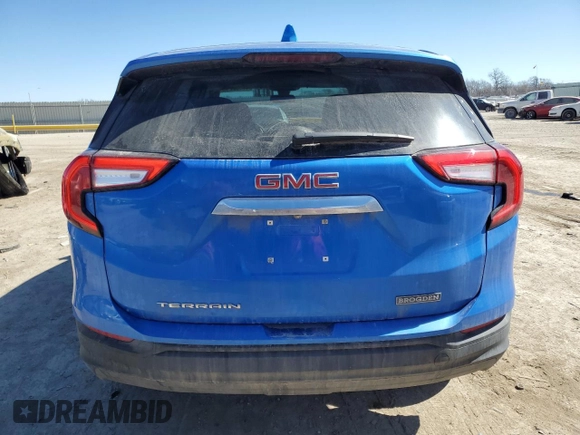2024 GMC Terrain SLE z VIN 3GKALMEG4RL121997, wystawiony jako Copart lot #47182295 z przebiegiem 12 160 mil mil oraz Szkoda całkowita • Salvage title. Historia ofert i sprzedaży dostępna na DreamBid. Obrazek 6.