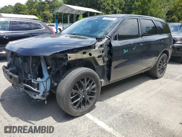 2015 Dodge Durango R/T with VIN 1C4SDHCT3FC907348, listed as a Copart auction lot 59880905 with 141,162 mi miles and Salvage title. Bid and sale history available at DreamBid. Image 1.