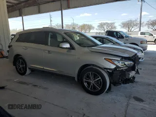 2019 Infiniti QX60 LUXE with VIN 5N1DL0MN1KC530747, listed as a Copart auction lot 52910595 with 52,566 mi miles and Salvage Title. Bid and sale history available at carsss.com. Image 4.