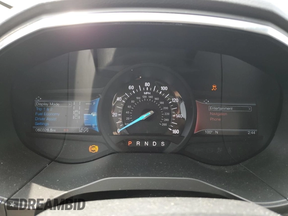 2020 Ford Edge Titanium with VIN 2FMPK3K9XLBB60780, listed as a Copart auction lot 62354735 with 60,328 mi miles and Salvage title. Bid and sale history available at DreamBid. Image 9.