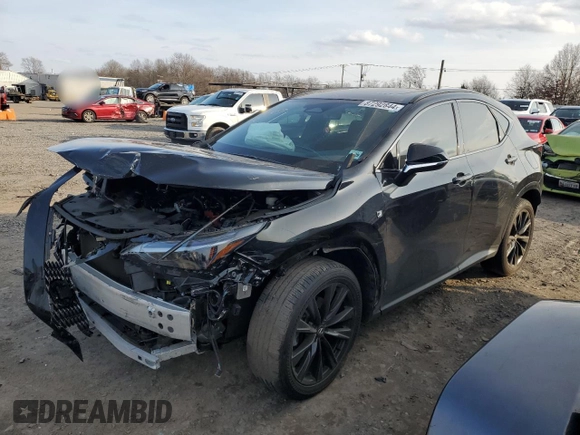 2024 Lexus NX with VIN 2T2KGCEZ5RC053854, listed as a Copart auction lot 87292844 with 14,762 mi miles and Salvage Title. Bid and sale history available at carsss.com. Image 1.