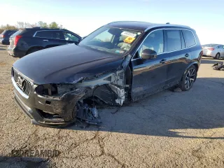 2021 Volvo XC90 Momentum with VIN YV4A221K4M1743218, listed as a Copart auction lot 49605525 with 47,672 mi miles and Salvage Title. Bid and sale history available at carsss.com. Image 1.