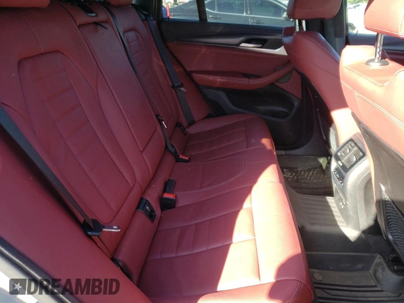2023 BMW X4 M40i with VIN 5UX43DT00P9R86047, listed as a Copart auction lot 47321295 with 21,640 mi miles and Salvage title. Bid and sale history available at DreamBid. Image 11.