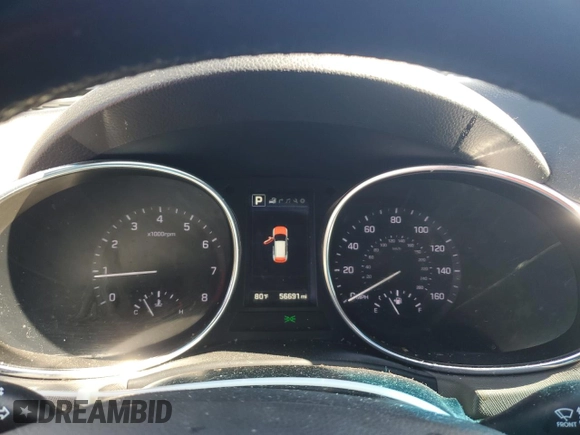 2018 Hyundai Santa Fe Ultimate with VIN 5XYZW4LA2JG532511, listed as a Copart auction lot 60901015 with 56,691 mi miles and Salvage title. Bid and sale history available at DreamBid. Image 9.