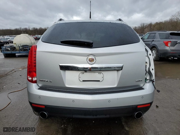 2012 Cadillac SRX Luxury Collection with VIN 3GYFNDE39CS612162, listed as a Copart auction lot 51668665 with 46,360 mi miles and Salvage Title. Bid and sale history available at carsss.com. Image 6.