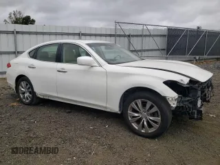 2013 Infiniti M with VIN JN1BY1AR6DM605131, listed as a Copart auction lot 72324654 with 78,548 mi miles and Salvage Title. Bid and sale history available at DreamBid. Image 4.