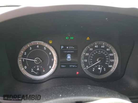 2021 Hyundai Venue Denim with VIN KMHRC8A38MU064478, listed as a Copart auction lot 57478725 with 57,161 mi miles and Salvage title. Bid and sale history available at DreamBid. Image 9.