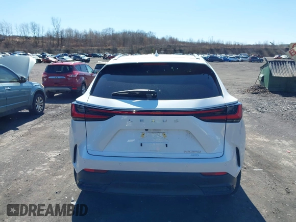 2025 Lexus NX with VIN 2T2GGCEZ1SC067262, listed as a IAAI auction lot 41856760 with 4,217 mi miles. Bid and sale history available at carsss.com. Image 16.