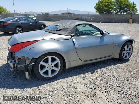 2004 Nissan 350Z Touring z VIN JN1AZ36A94T011081, wystawiony jako Copart lot #57646305 z przebiegiem 130 198 mil mil oraz Szkoda całkowita • Salvage title. Historia ofert i sprzedaży dostępna na DreamBid. Obrazek 3.