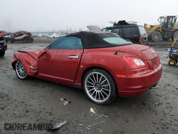 2006 Chrysler Crossfire with VIN 1C3AN55L16X069497, listed as a Copart auction lot 86840374 with Not Provided miles and Salvage Title. Bid and sale history available at DreamBid. Image 2.