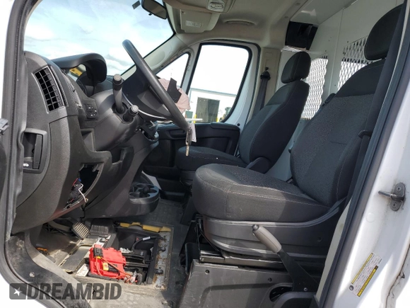 2021 Ram ProMaster Cargo with VIN 3C6LRVVG7ME559443, listed as a Copart auction lot 47386865 with Not Provided miles and Salvage Title. Bid and sale history available at DreamBid. Image 7.