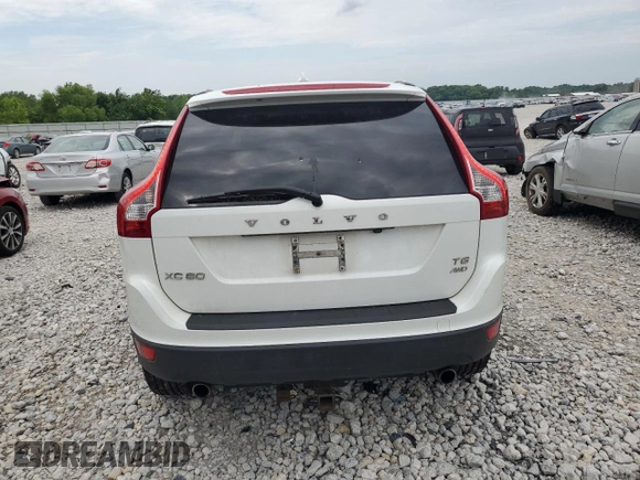 2011 Volvo XC60 3.0T with VIN YV4902DZXB2191880, listed as a Copart auction lot 62069195 with 94,414 mi miles and Clean title. Bid and sale history available at DreamBid. Image 6.