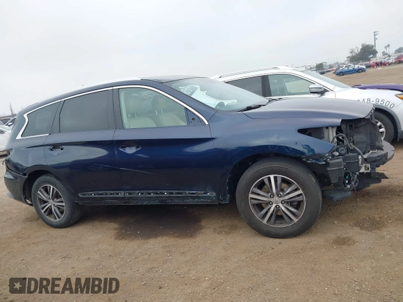 2017 Infiniti QX60 with VIN 5N1DL0MN3HC528880, listed as a IAAI auction lot 41865871 with 183,430 mi miles. Bid and sale history available at carsss.com. Image 14.